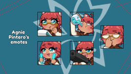 AgniePintero's twitch emotes